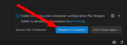 open in container