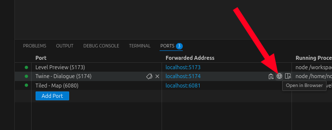 twine port